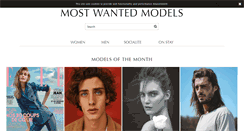 Desktop Screenshot of mostwantedmodels.com